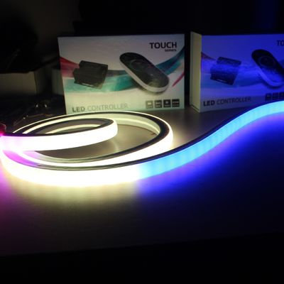 CE RoHS aprovado quadrado Led Neon Strip impermeável rgb pixel 24V LED Neon Flex luzes