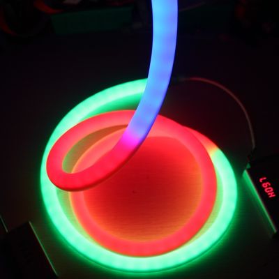 RGB Pixel LED Neon digital 360 graus Neon Flex tubo P943 DMX tiras 18mm dia