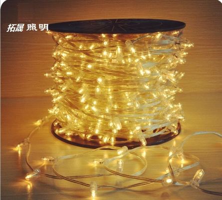 Lâmpadas personalizadas de 2200K Natal 12V LED Clip Fairy String para decorações de árvores ao ar livre