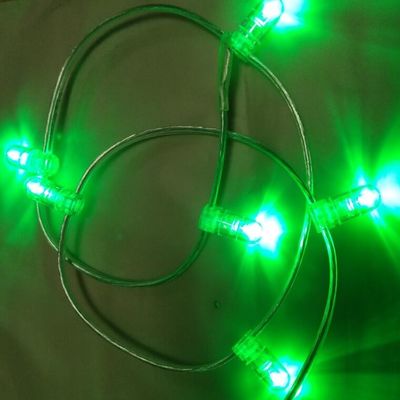 Marca 100m 12v cordão de fadas 666 LED IP67 para baixa tensão luz verde guirlanda de Natal