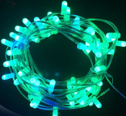 Lâmpadas de Natal de fadas LED 100m corda 1000 lâmpadas 12v cordas de cristal rgb luz de decoração