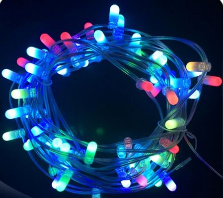 Natal 100m 666 leds 12V flashing LED clip em luz para AU casamento garlanda