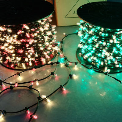 50M / rolo personalizado Mini Clip String Light DC12V luzes de fada 666 LED luzes de árvore de Natal cuttable ao ar livre