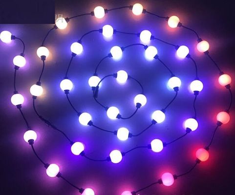 10 pés luzes de decoração de férias LED luz de Natal bola 3D 50mm Dmx