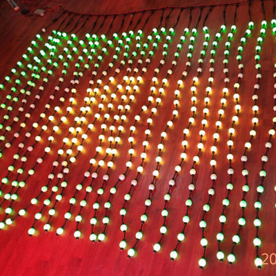 10 pés luzes de decoração de férias LED luz de Natal bola 3D 50mm Dmx