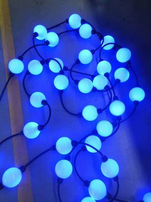 5m 25 dmx cordas de esferas LED luz de ponto pixel globo 3d luzes cortina decoração programável
