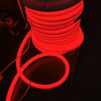 Lâmpadas de néon de banda de luz de 24 V ao ar livre rgbww 360 graus LED redondo