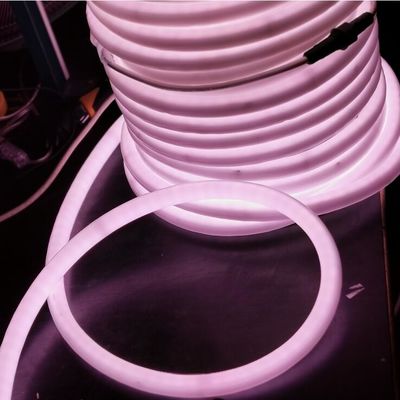 24v 360 cordas redondas de neon 20mm tubo led à prova d'água rgbw led rgb tubo de neon led flexível