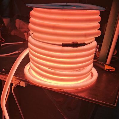 Lâmpadas de néon de banda de luz de 24 V ao ar livre rgbww 360 graus LED redondo