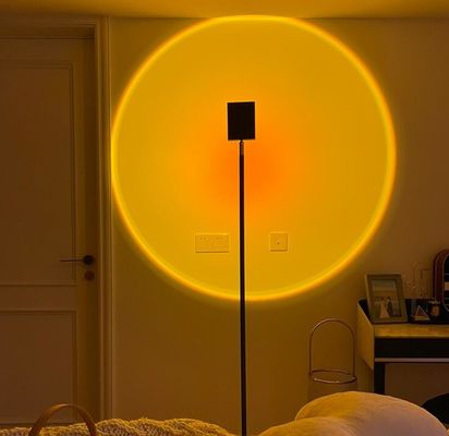 180cm Lâmpada de chão LED moderna Arco-íris Decorativo Atmosfera Noite