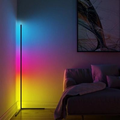140cm Alteração de cor Outras luzes LED Esquina Lâmpada de piso linear